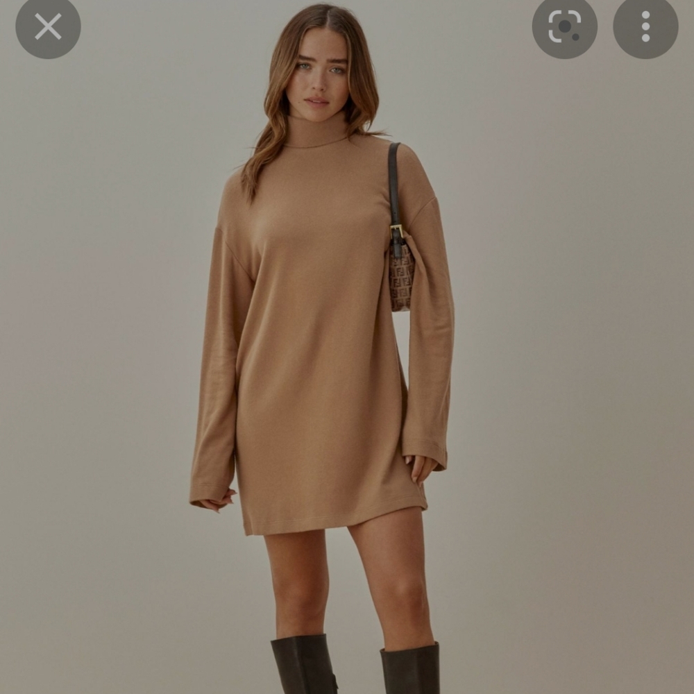 Reformation Aspen Dress in Butterscotch size S, NWT